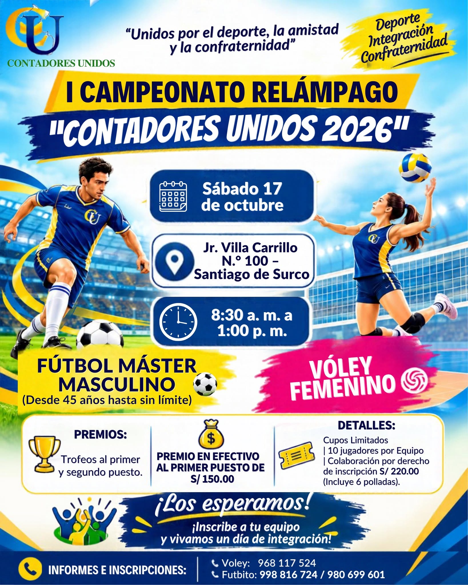 >>>>> PRÓXIMO EVENTO"CAMPEONATO RELÁMPAGO 2026"